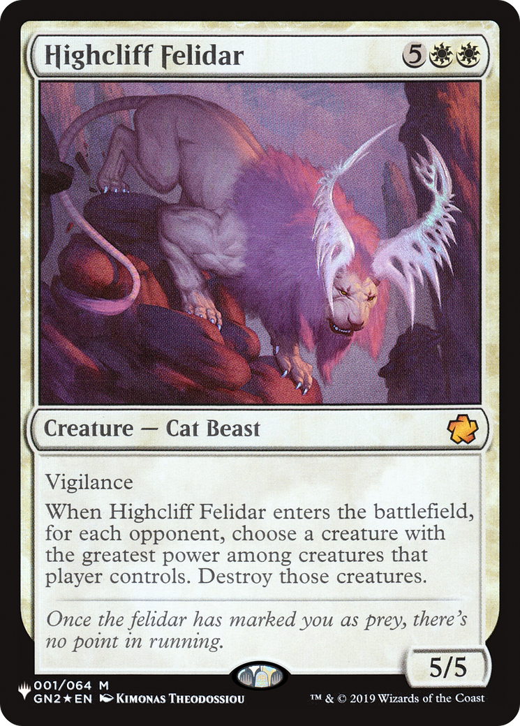 Highcliff Felidar [The List] | Game Grid - Logan