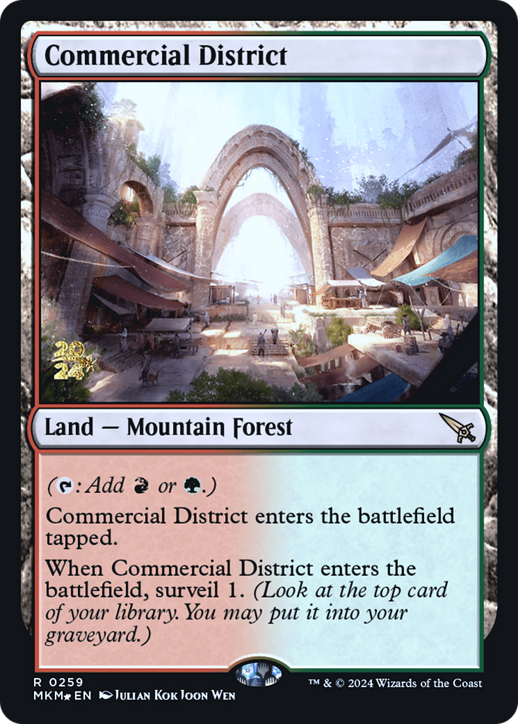 Commercial District [Murders at Karlov Manor Prerelease Promos] | Game Grid - Logan