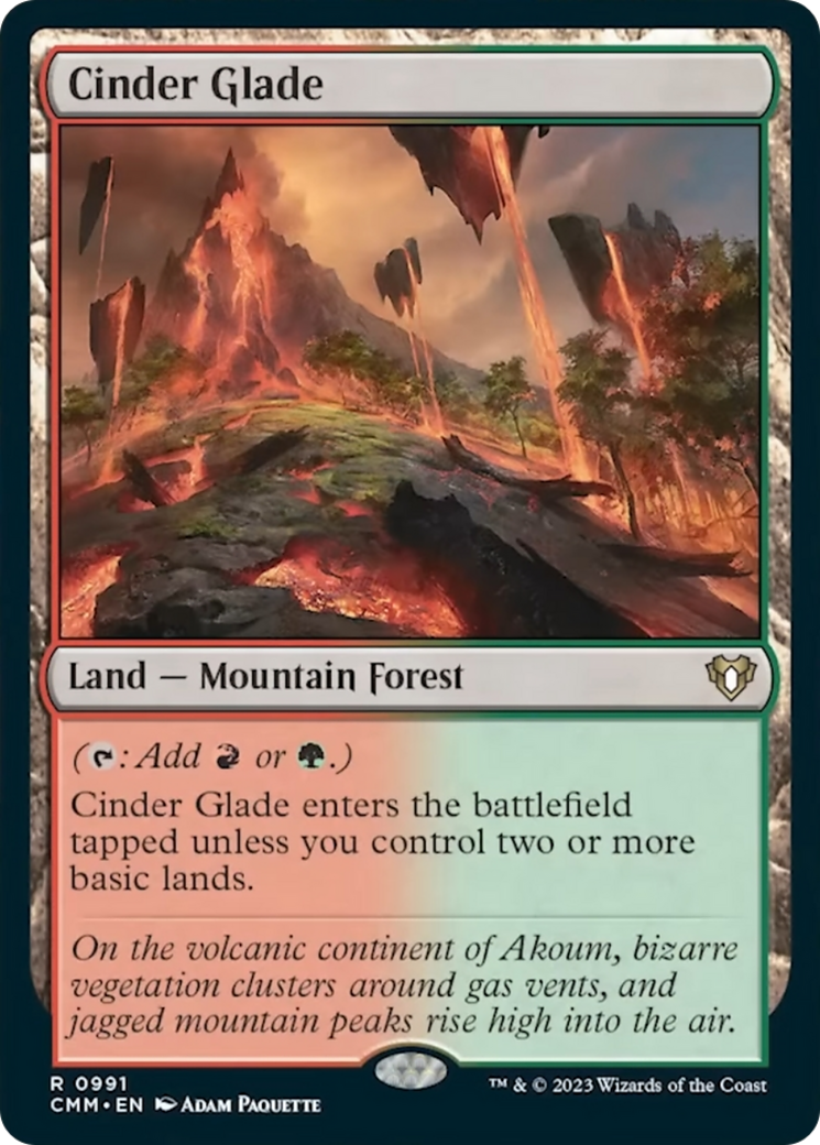 Cinder Glade [Commander Masters] | Game Grid - Logan