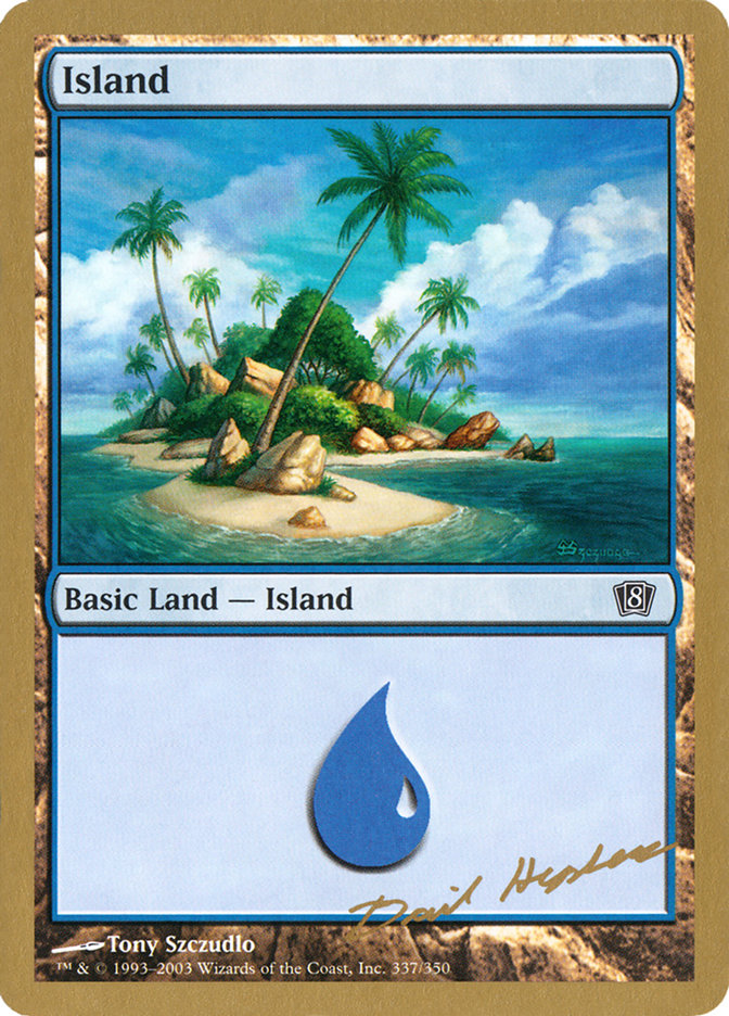 Island (dh337) (Dave Humpherys) [World Championship Decks 2003] | Game Grid - Logan