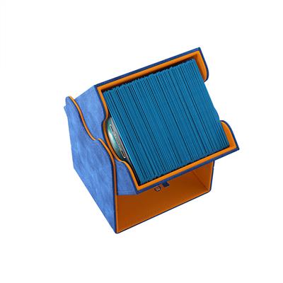 Gamegenic: Squire 100+ Convertable Deck Box - Blue & Orange | Game Grid - Logan