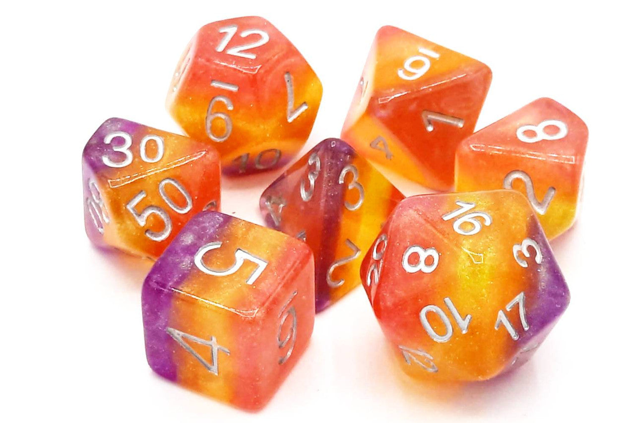 Old School: Gradients - Hard Candy Dice Set | Game Grid - Logan