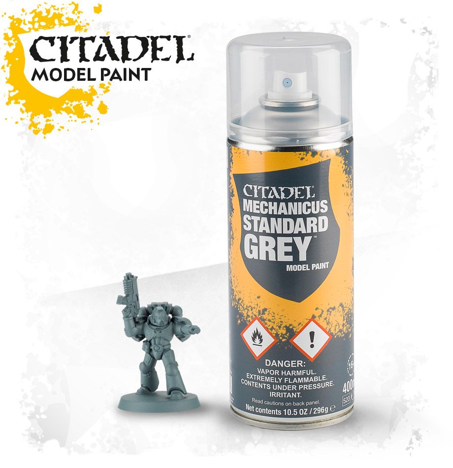 Citadel Colour: Primer - Mechanicus Standard Grey | Game Grid - Logan