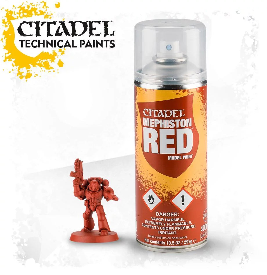 Citadel Colour: Primer - Mephiston Red | Game Grid - Logan