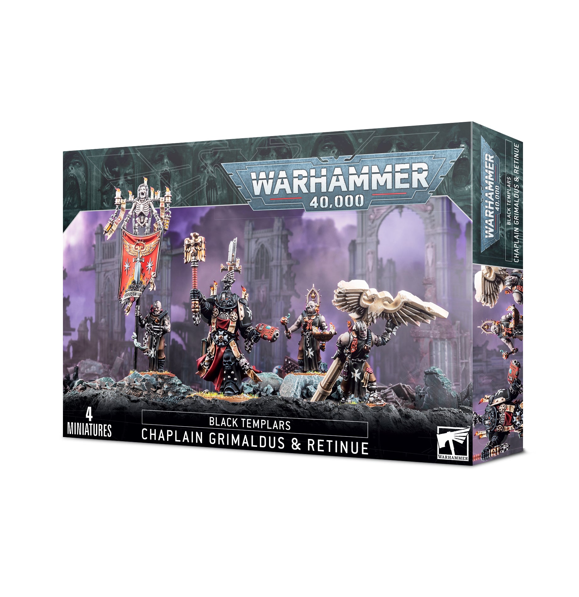 Black Templars: Chaplain Grimaldus & Retinue | Game Grid - Logan