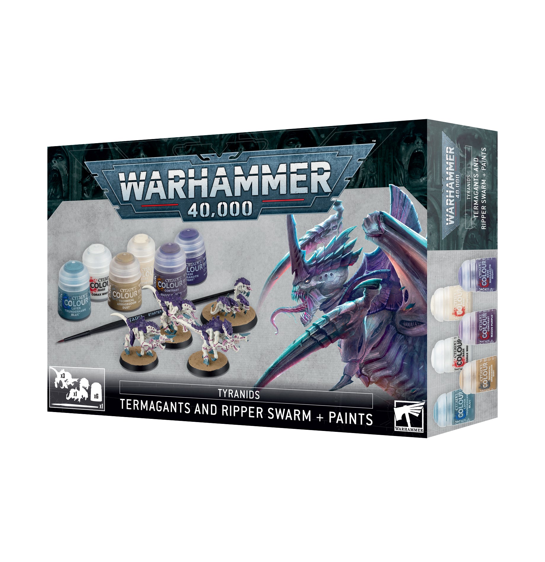 Termagants & Ripper Swarm + Paints Set | Game Grid - Logan