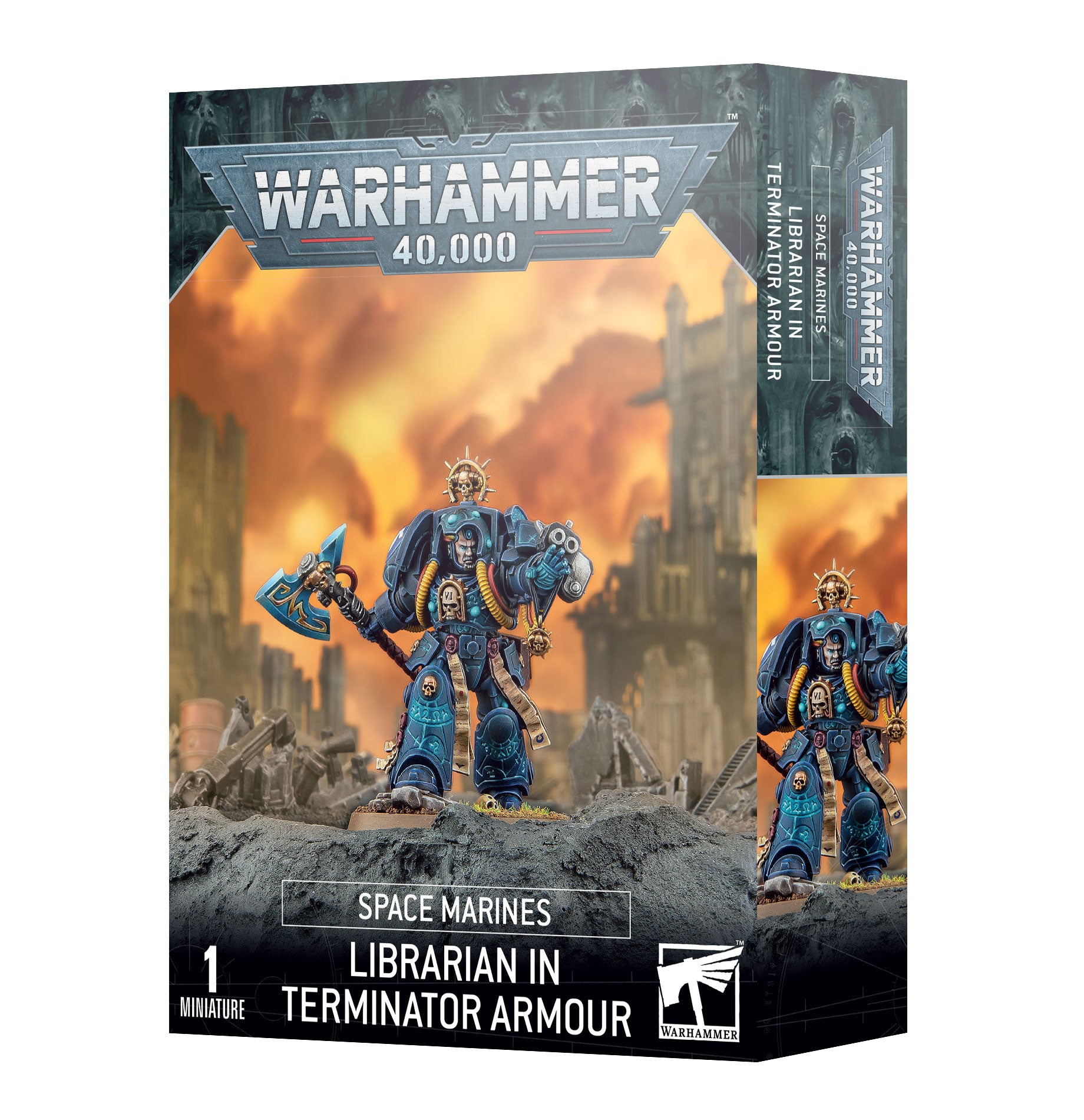 Space Marines: Librarian in Terminator Armour | Game Grid - Logan