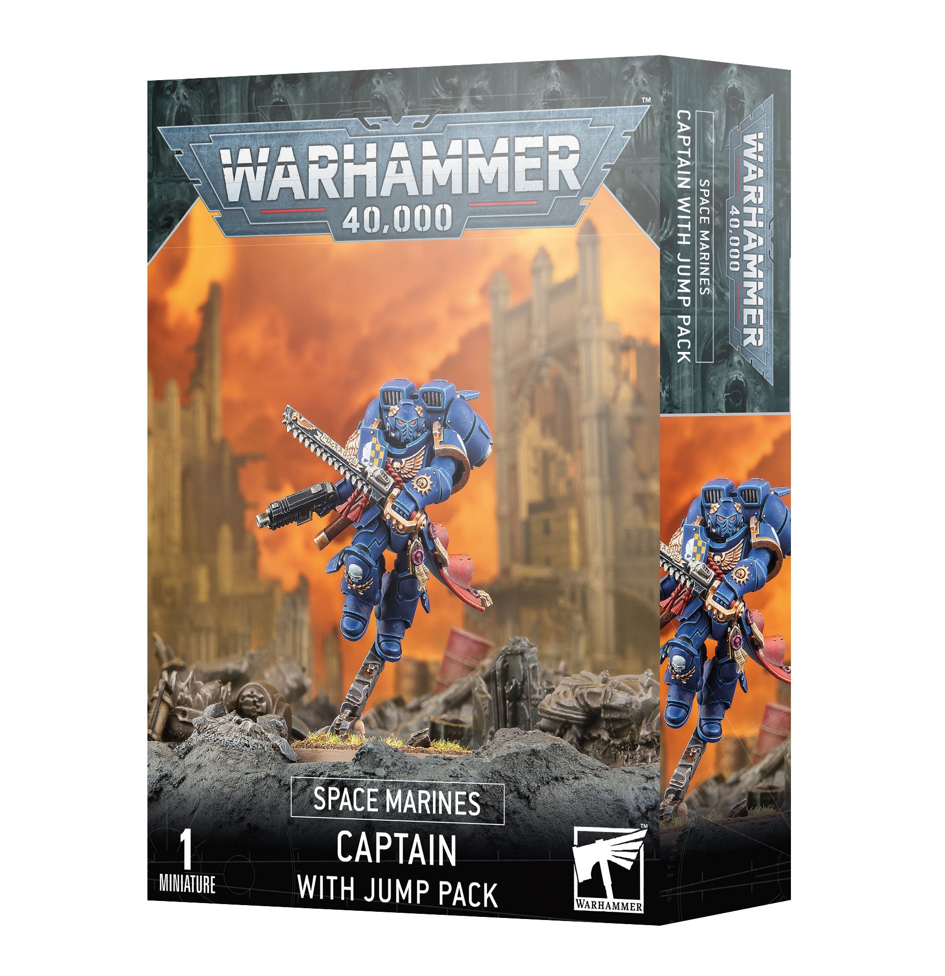 Space Marines: Captain with Jump Pack | Game Grid - Logan