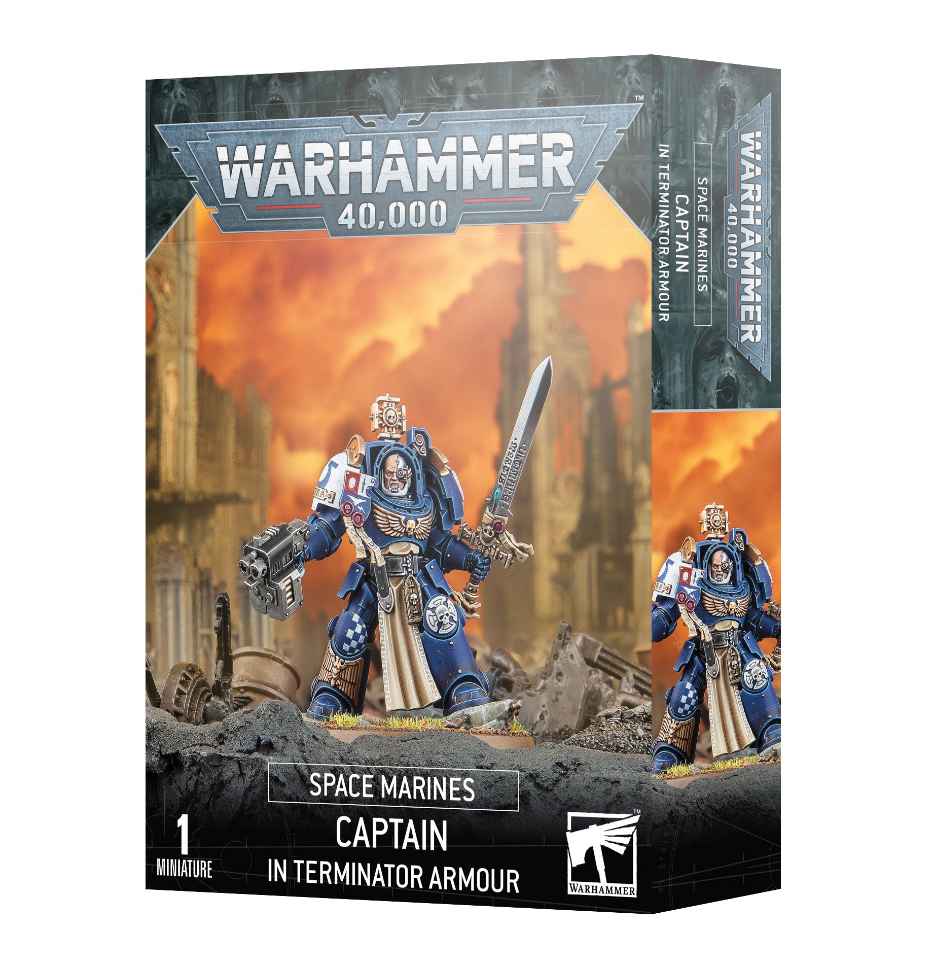 Space Marines: Captain in Terminator Armour | Game Grid - Logan