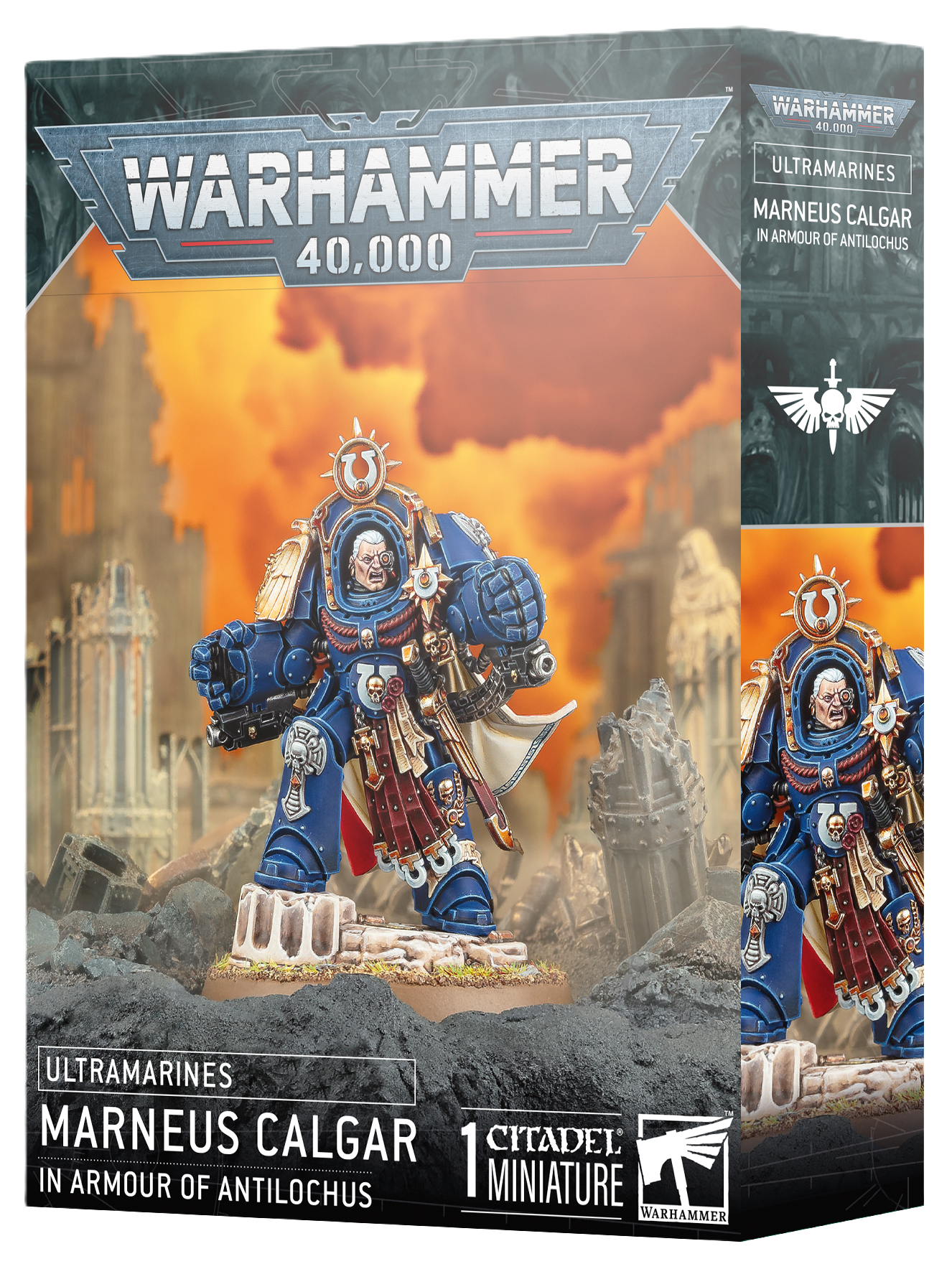 Ultramarines: Marneus Calgar in Armour of Antilochus | Game Grid - Logan