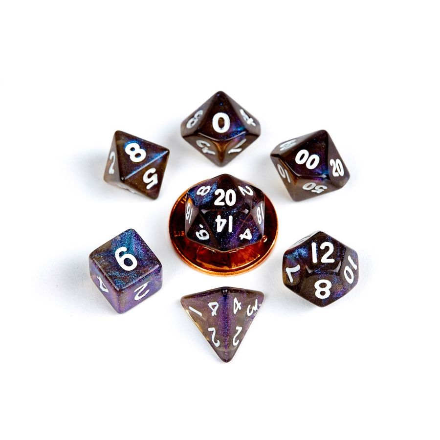 Mini RPG Dice Set: Stardust Galaxy | Game Grid - Logan