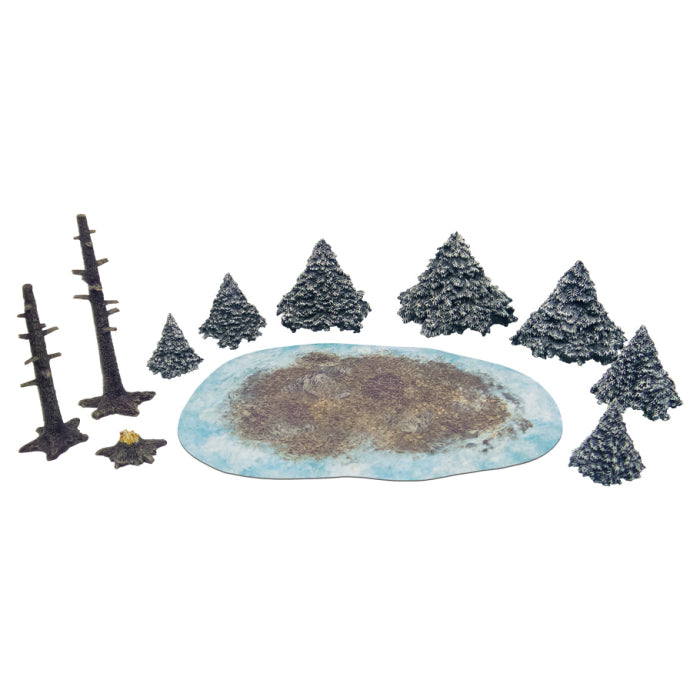 Snowy Pine Forest Scenery Set | Game Grid - Logan