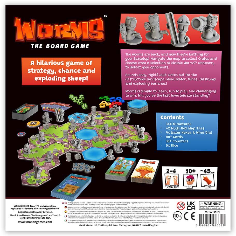 Worms: The Board Game | Game Grid - Logan