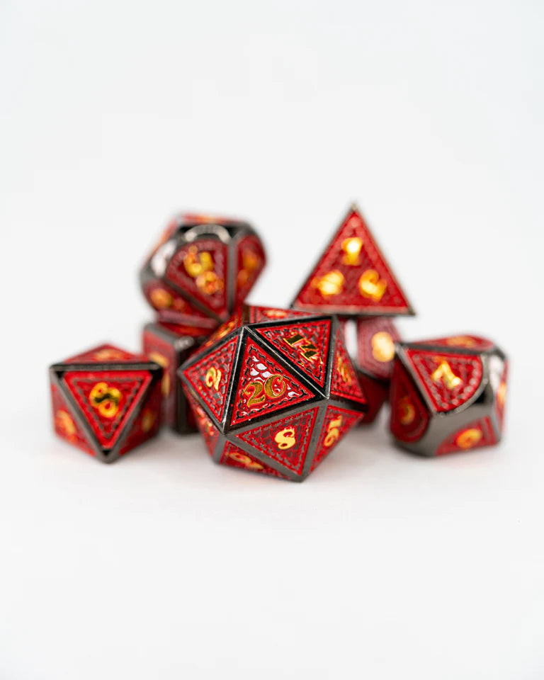 Metal RPG Dice Set: Devil's Bargain | Game Grid - Logan