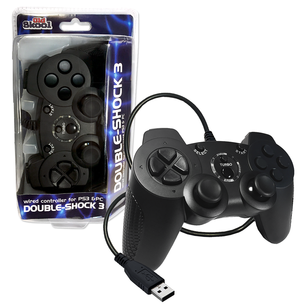 Old Skool PS3 Wired Controller | Game Grid - Logan