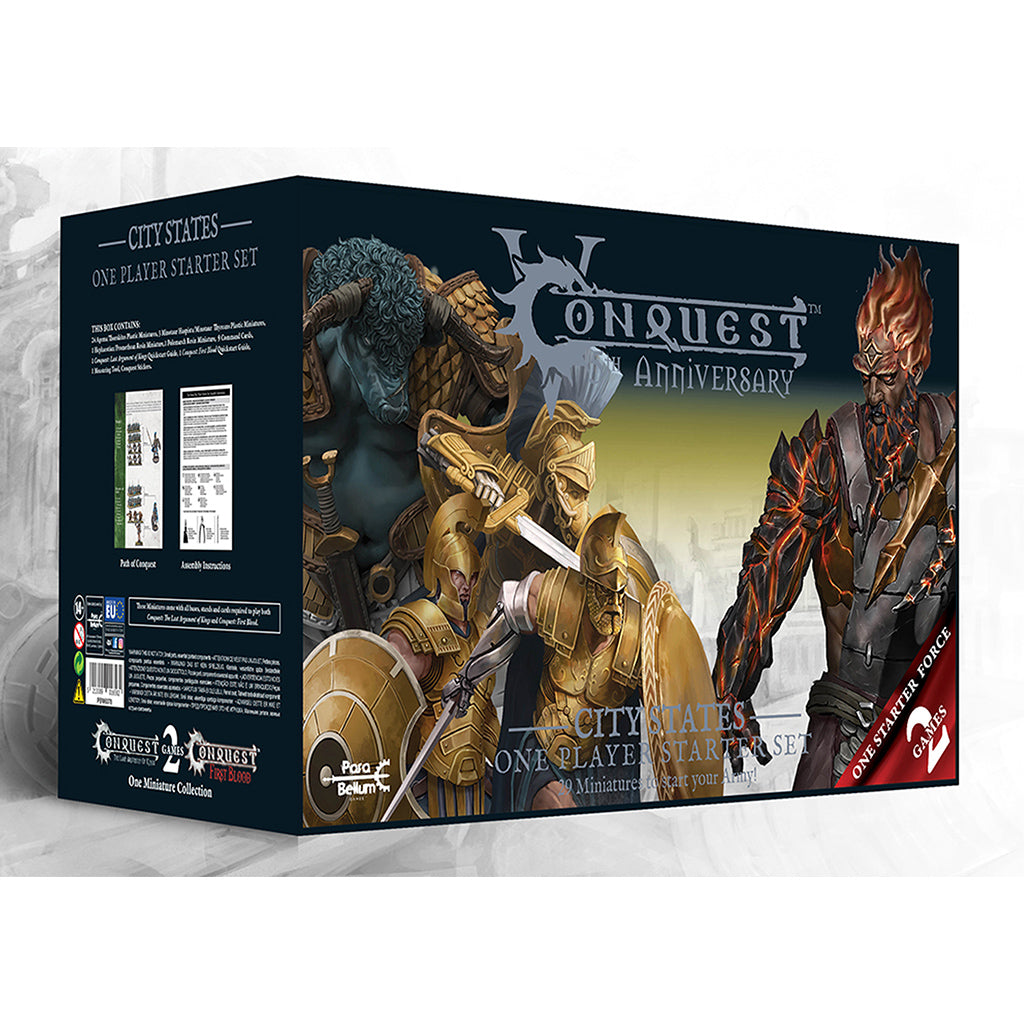 Conquest: City States - 5th Anniversary Supercharged One Player Starter Set | Game Grid - Logan