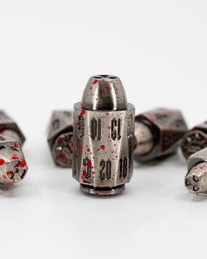Metal RPG Dice Set: Charlie Iron Bullet | Game Grid - Logan