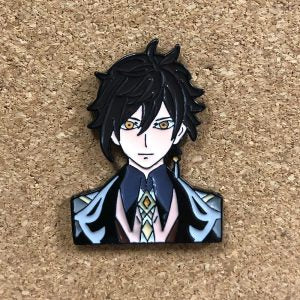 Enamel Pin: Zhongli Portrait | Game Grid - Logan