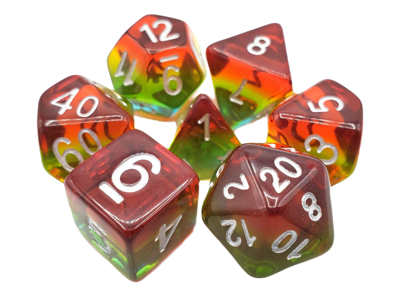 Old School: Gradients - Psychodelic Trip Dice Set | Game Grid - Logan