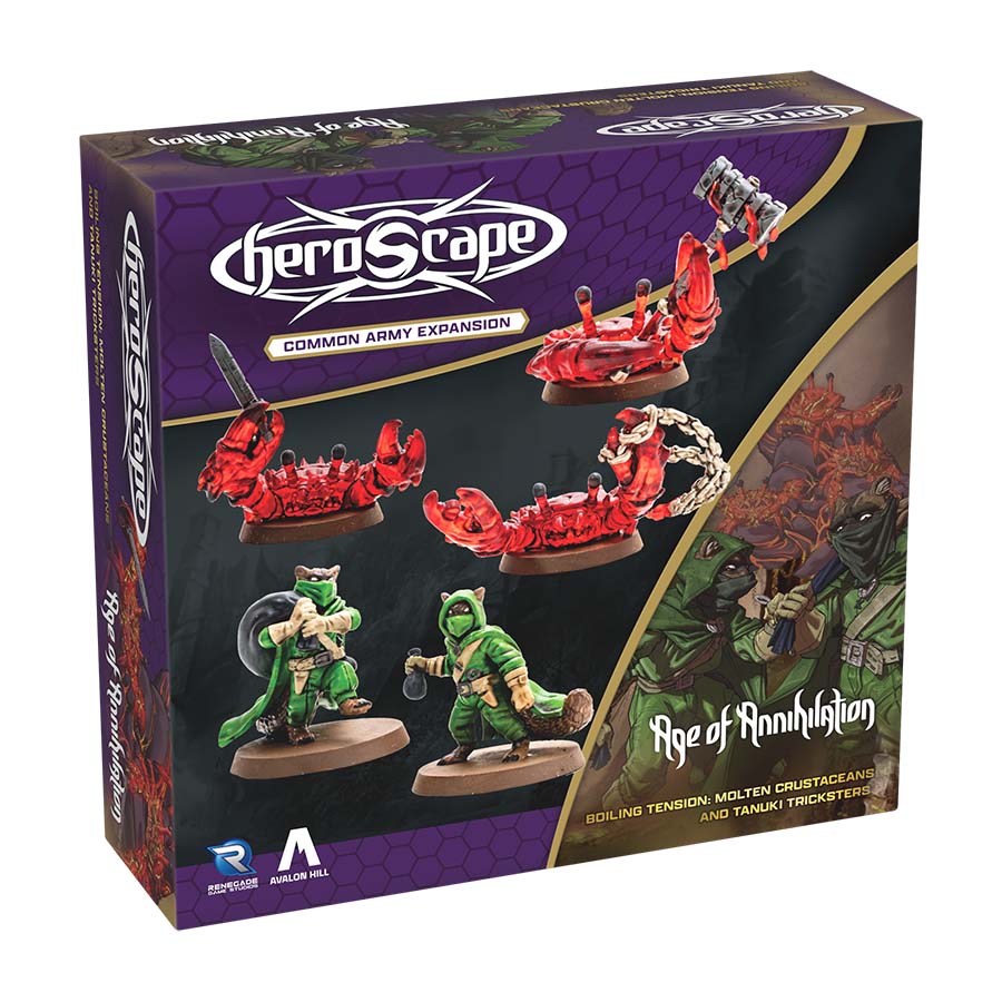 Heroscape: Molten Crustaceans & Tanuki Tricksters | Game Grid - Logan