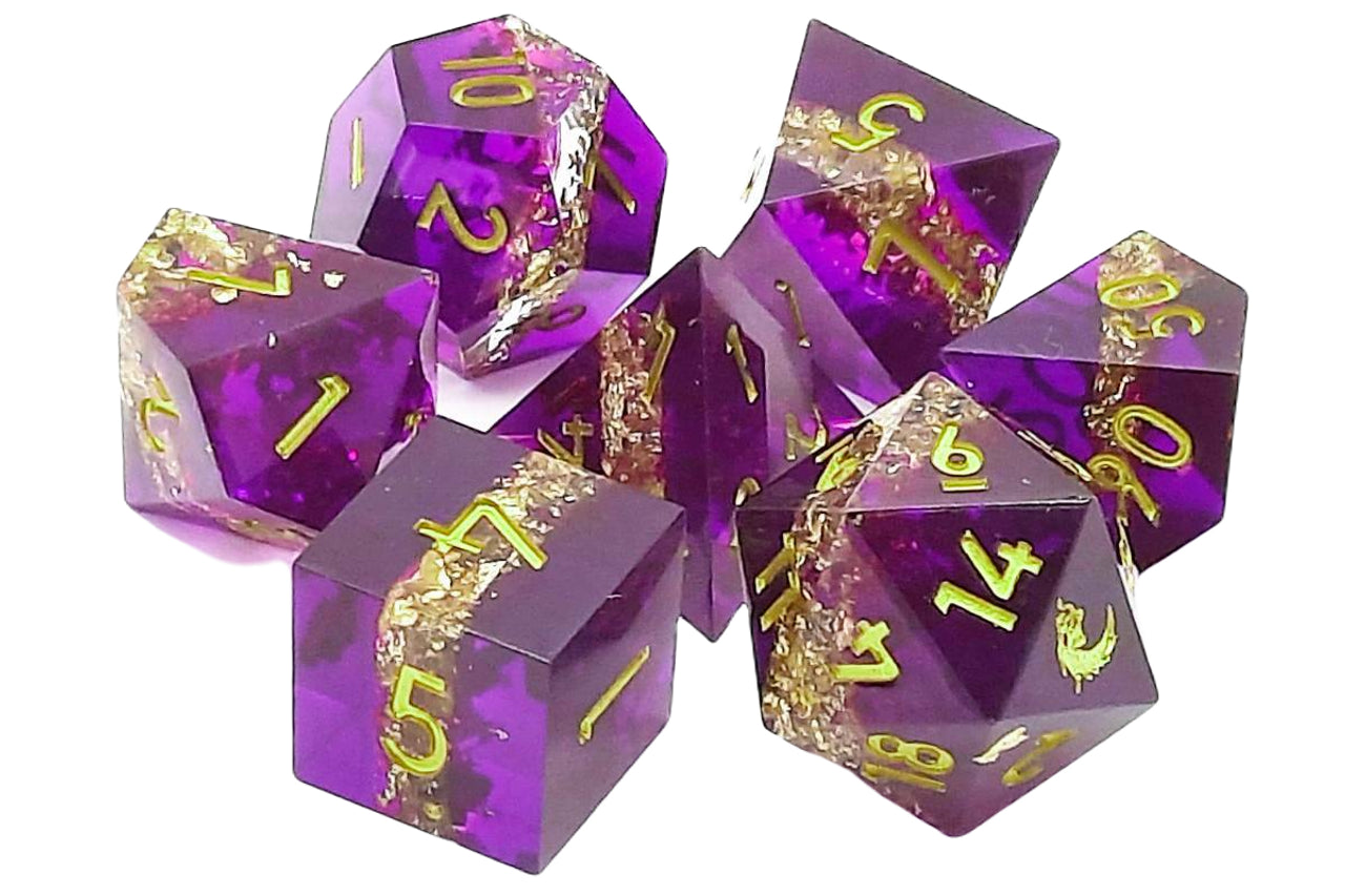 Old School: Sharp Edged -Royal Rumble Dice Set | Game Grid - Logan