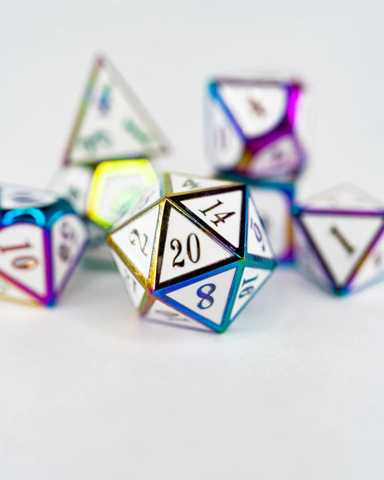 Metal RPG Dice Set: Zirah | Game Grid - Logan