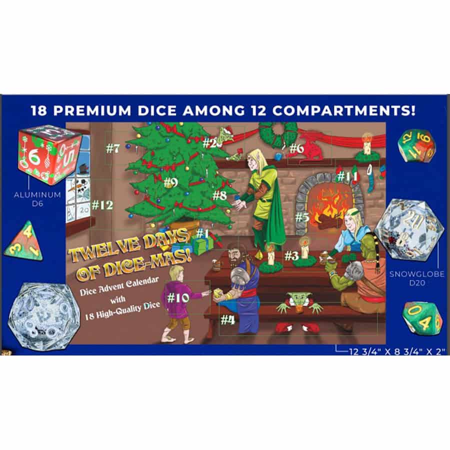 12 Days of Dice-Mas Calendar | Game Grid - Logan