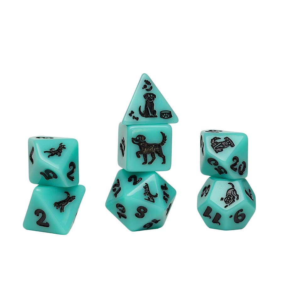 RPG Dice Set: Seafoam Shepherd | Game Grid - Logan