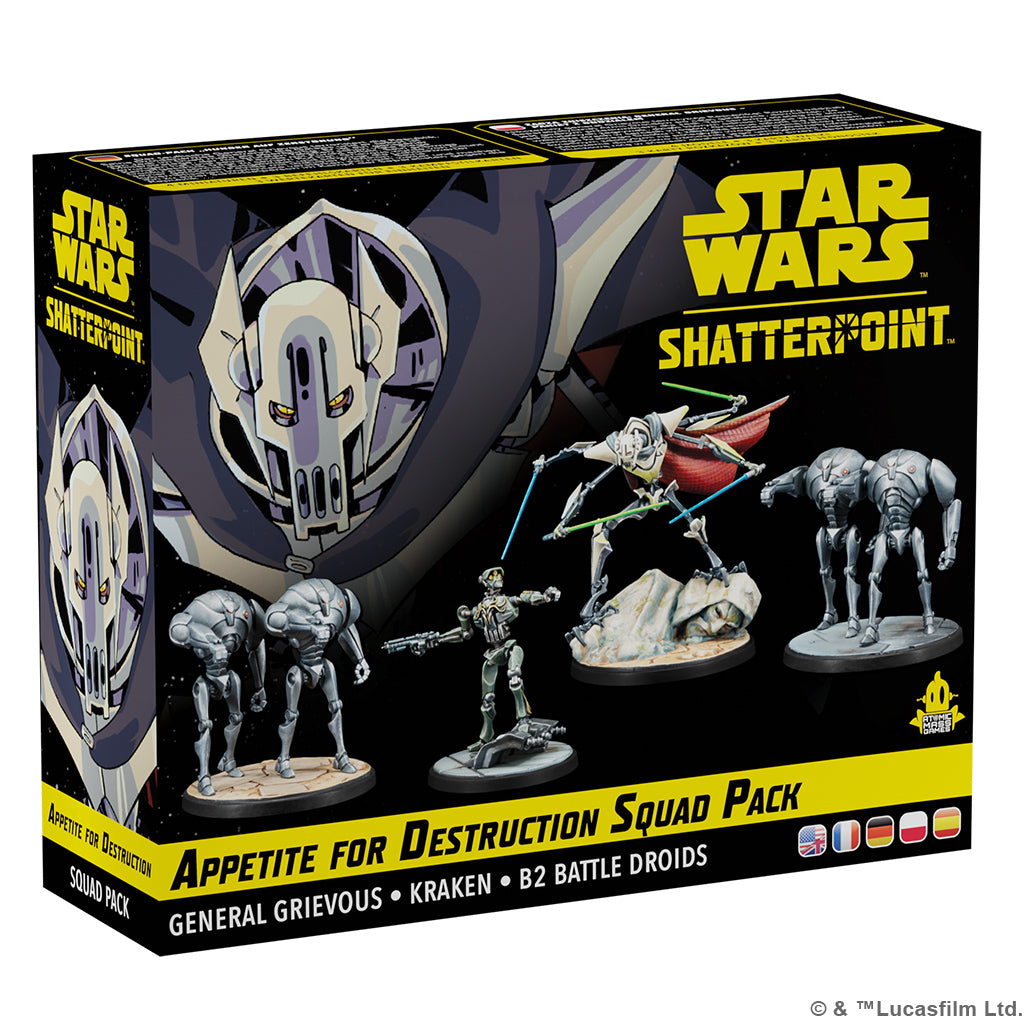 Star Wars Shatterpoint: Appetite for Destruction - General Grievous Squad Pack | Game Grid - Logan