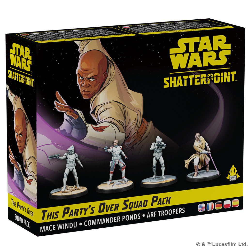 Star Wars Shatterpoint: This Party's Over - Mace Windu Squad Pack | Game Grid - Logan