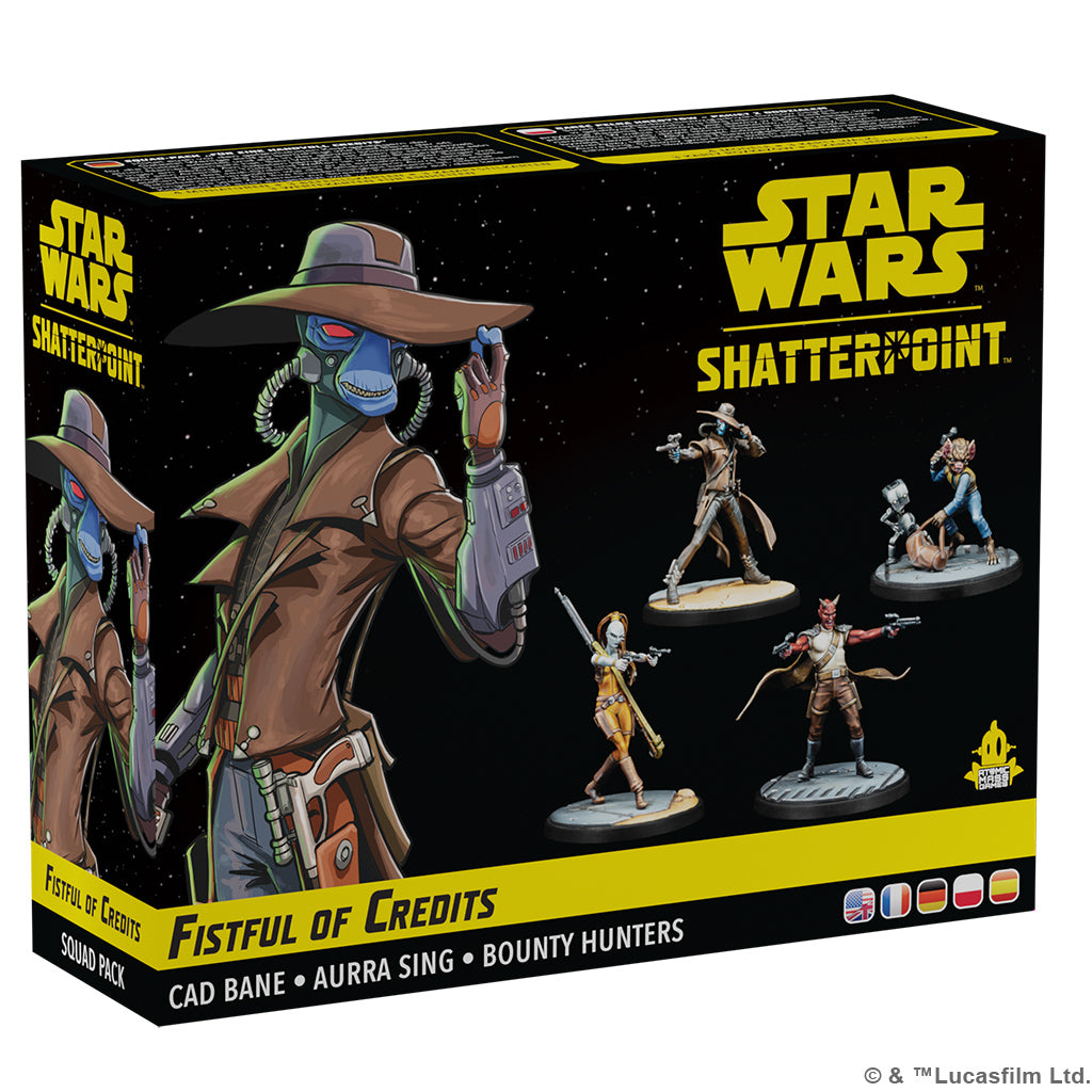 Star Wars Shatterpoint: Fistful of Credits - Cad Bane Squad Pack | Game Grid - Logan