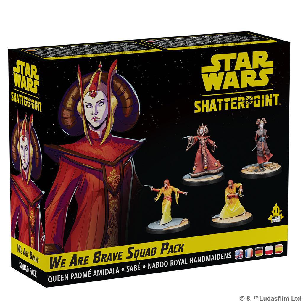 Star Wars Shatterpoint: We Are Brave - Queen Padme Amidala Squad Pack | Game Grid - Logan