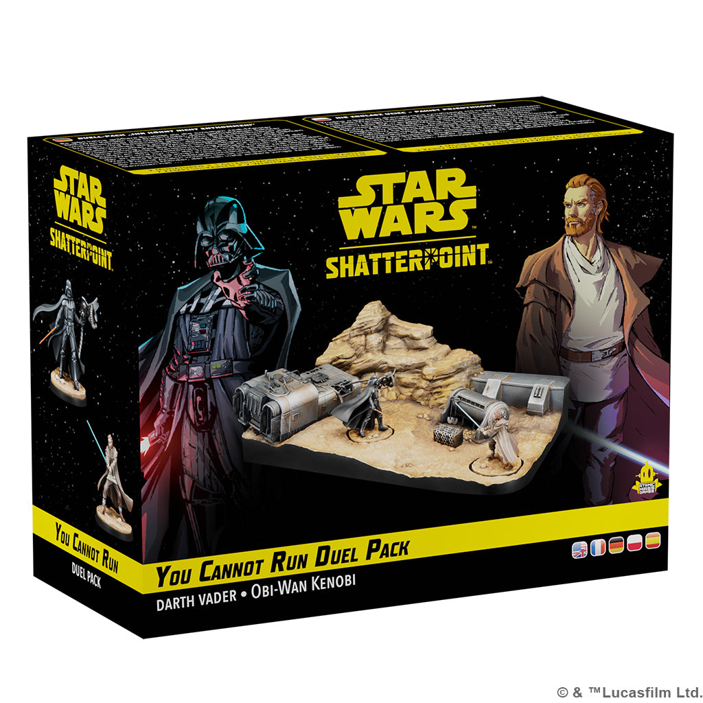 Star Wars Shatterpoint: You Cannot Run - Darth Vader & Obi-Wan Kenobi Duel Pack | Game Grid - Logan