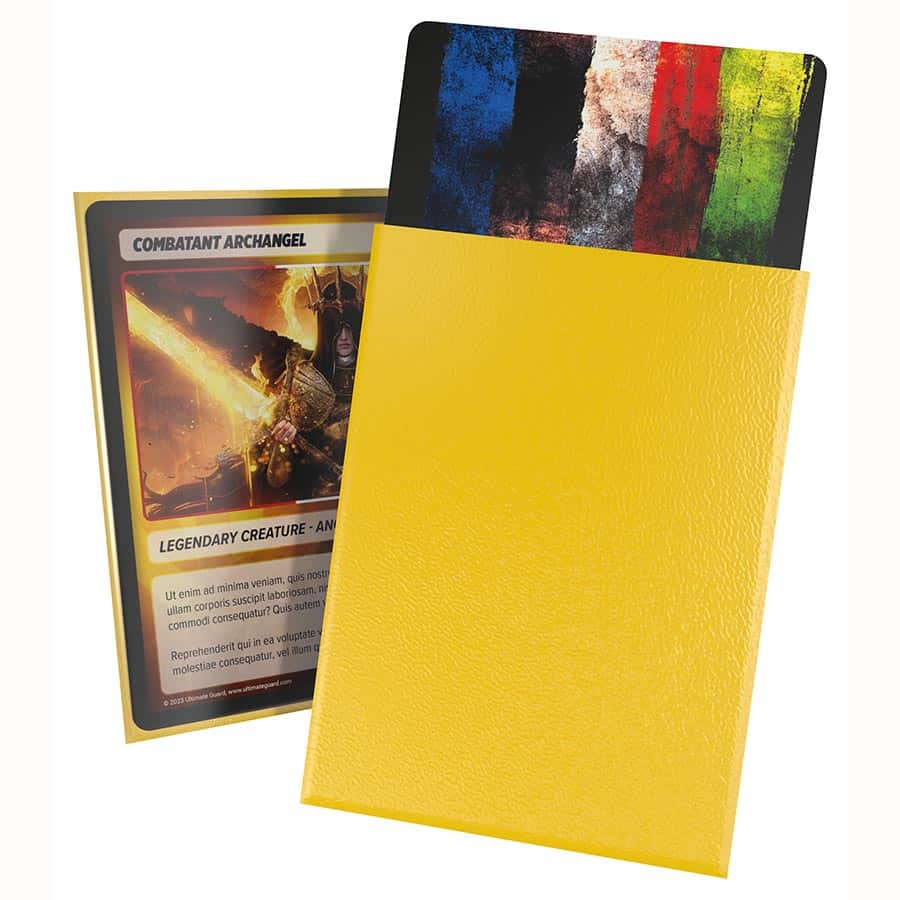 Cortex Sleeves: Standard Size Matte - Yellow (100) | Game Grid - Logan