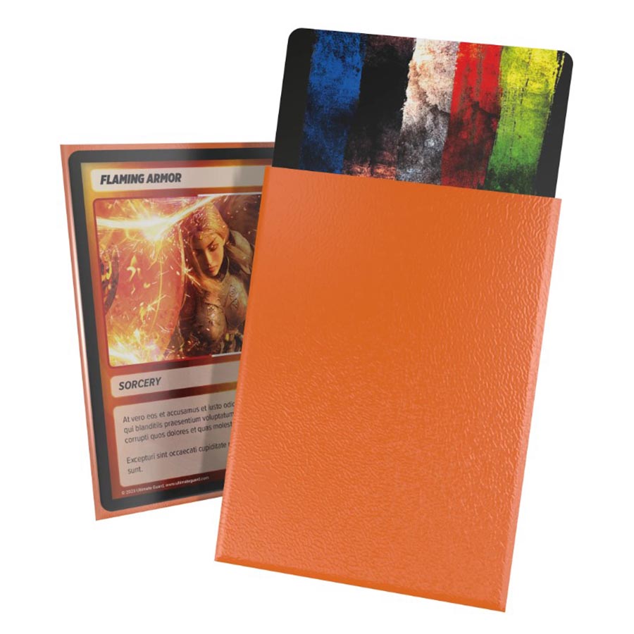 Cortex Sleeves: Standard Size Matte - Orange (100) | Game Grid - Logan