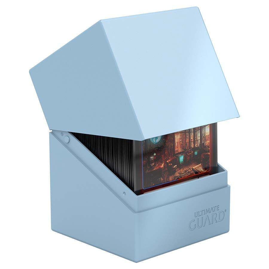 Boulder™ 100+ Deck Case: Solid Baby Blue | Game Grid - Logan