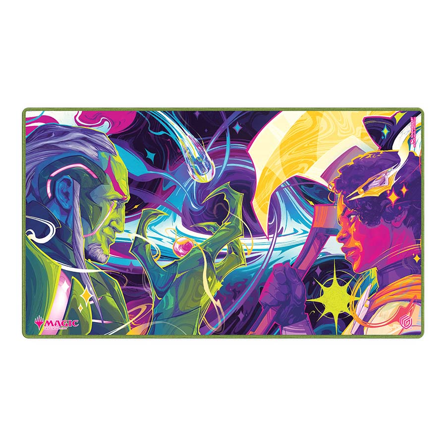 Edge of Eternities Playmat: Haliya & Tezzeret | Game Grid - Logan