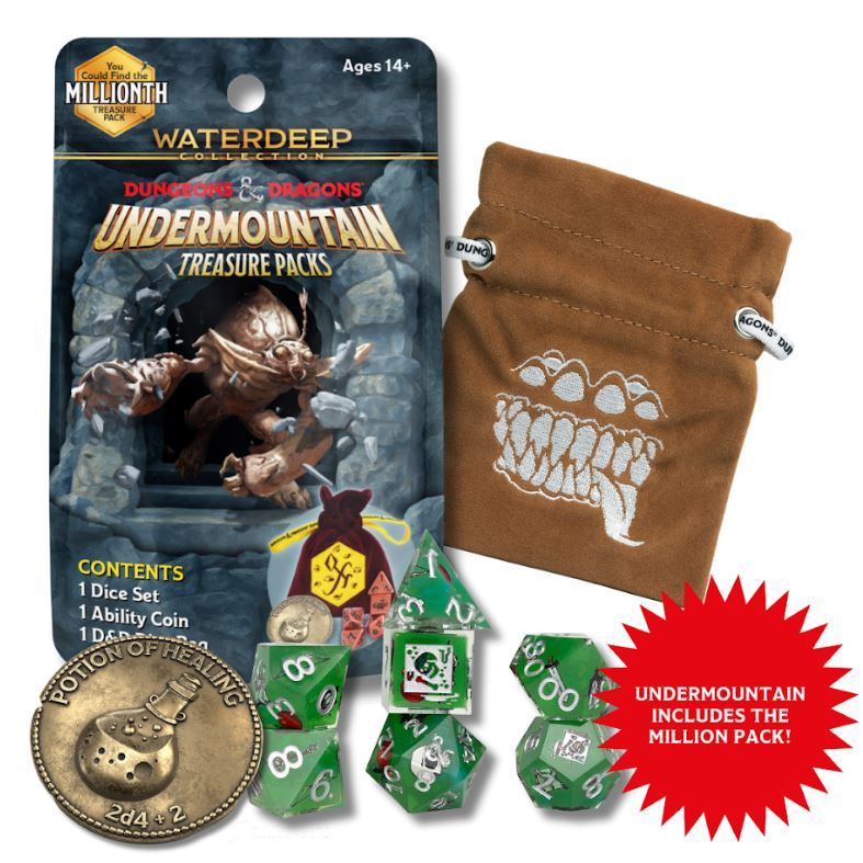 Undermountain Treasure: Mystery Dice Set | Game Grid - Logan