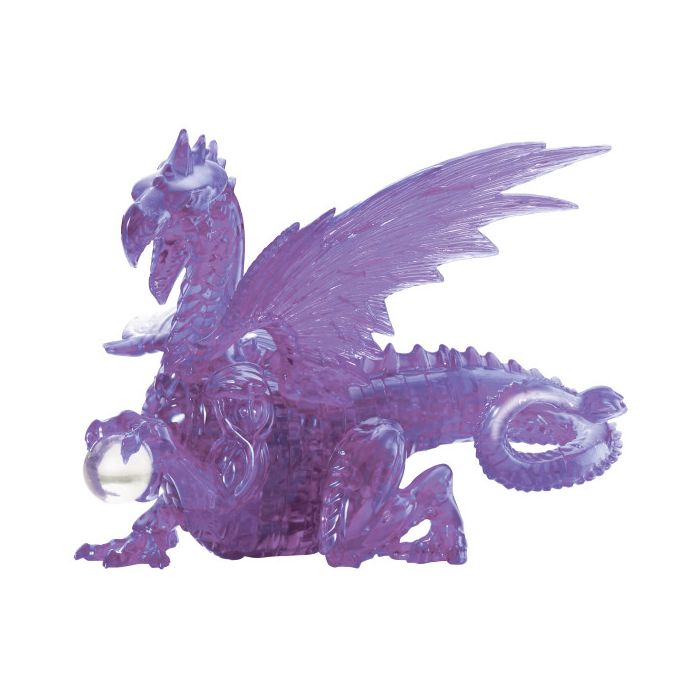 3D Crystal Puzzle: Purple Dragon | Game Grid - Logan