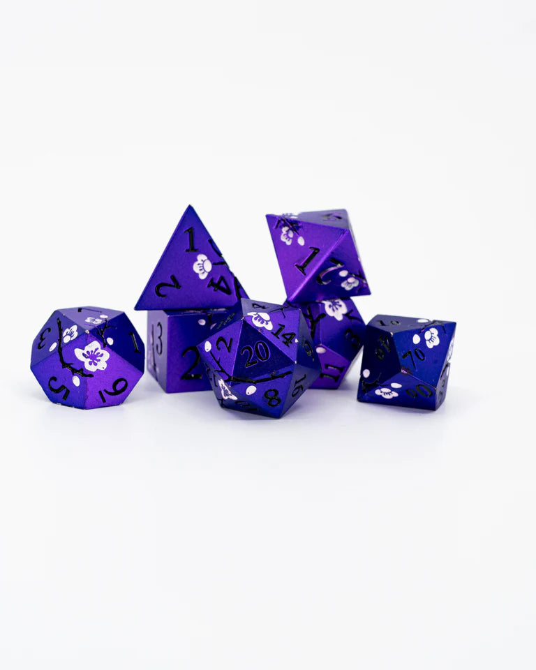 Metal RPG Dice Set: Queen's Bloom | Game Grid - Logan