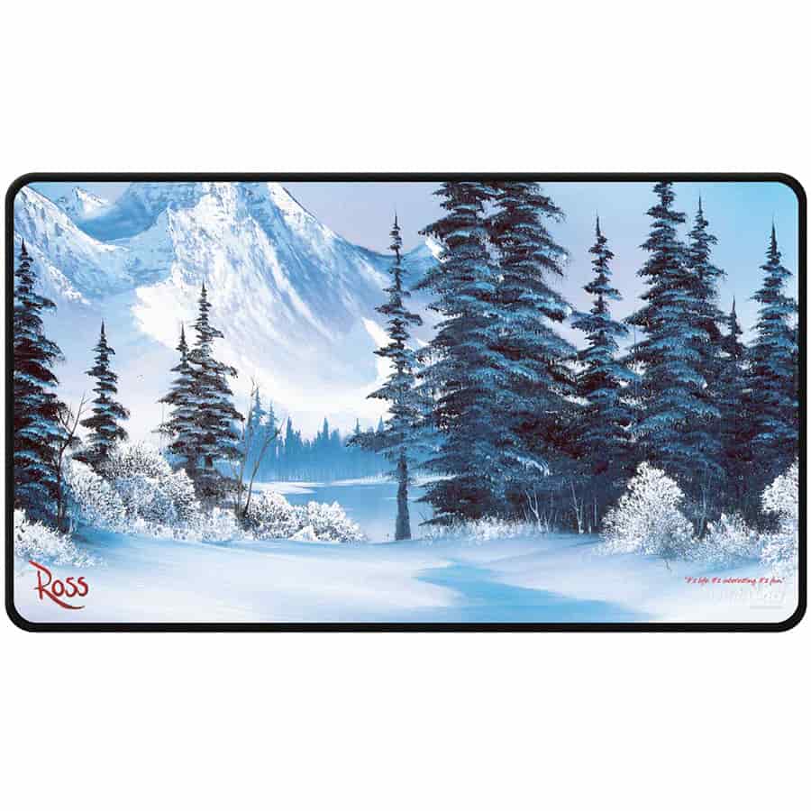 Bob Ross Playmat: Winter Paradise | Game Grid - Logan