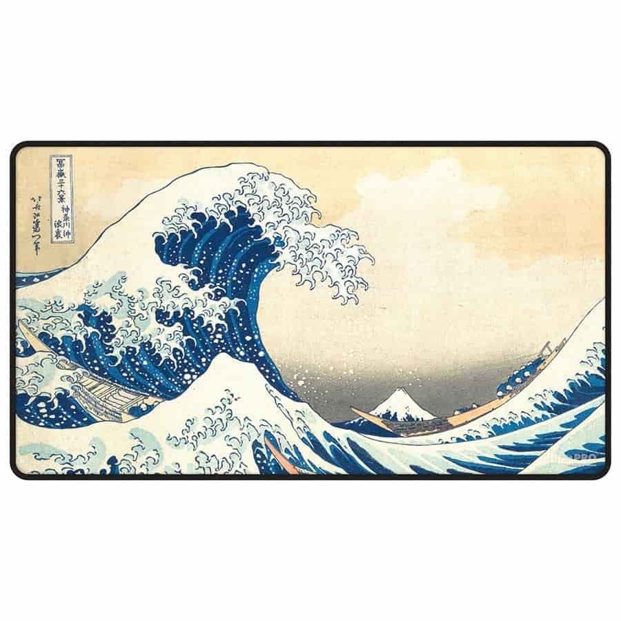 Fine Art Stitched Playmat: Great Wave | Game Grid - Logan