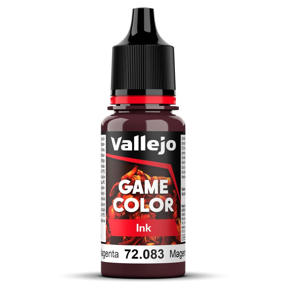 Vallejo Game Color: Ink - Magenta | Game Grid - Logan