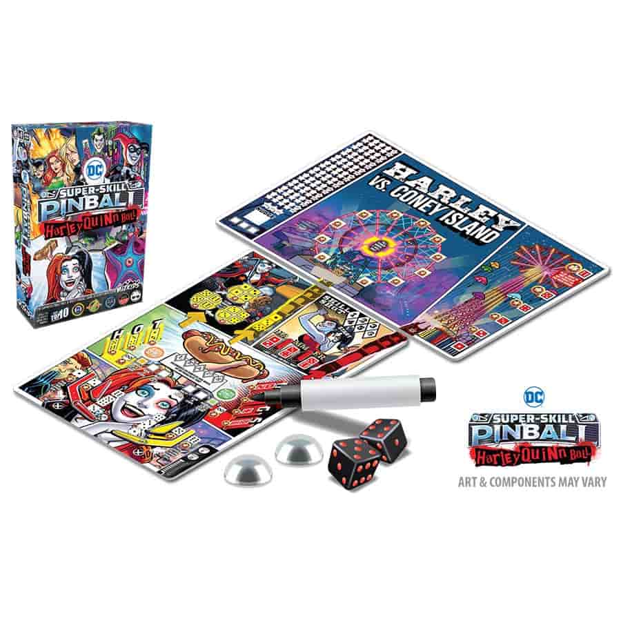 DC Super-Skill Pinball: Harley Quinn Ball | Game Grid - Logan