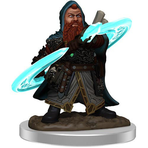 Pathfinder Painted Mini (W3): Male Dwarf Sorcerer | Game Grid - Logan