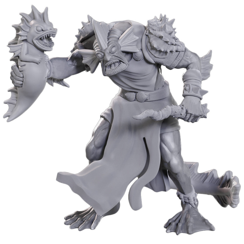 D&D Mini (W24): Sahuagin Priestess | Game Grid - Logan