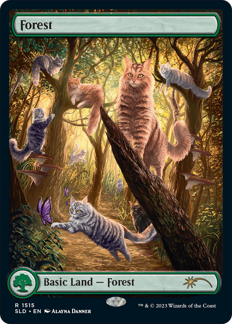 Forest (1515) [Secret Lair Commander Deck: Raining Cats and Dogs] | Game Grid - Logan