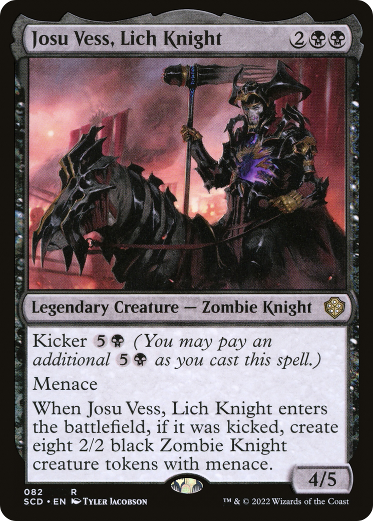 Josu Vess, Lich Knight [Starter Commander Decks] | Game Grid - Logan
