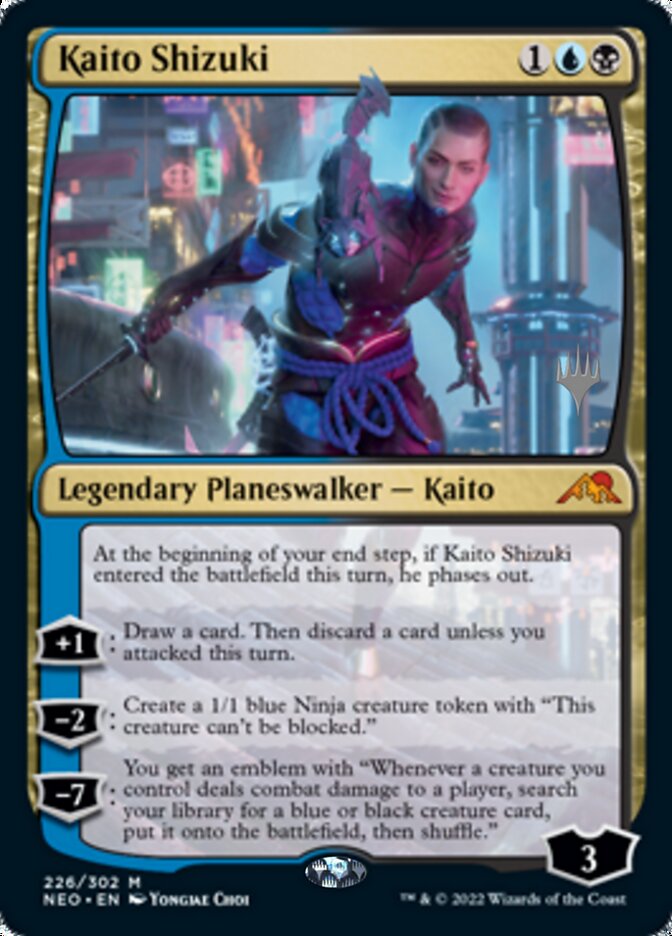 Kaito Shizuki (Promo Pack) [Kamigawa: Neon Dynasty Promos] | Game Grid - Logan