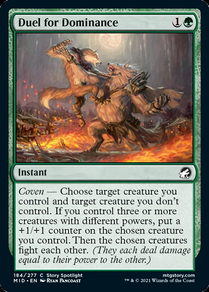 Duel for Dominance [Innistrad: Midnight Hunt] | Game Grid - Logan